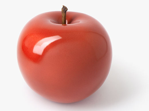 Keramik-Äpfel